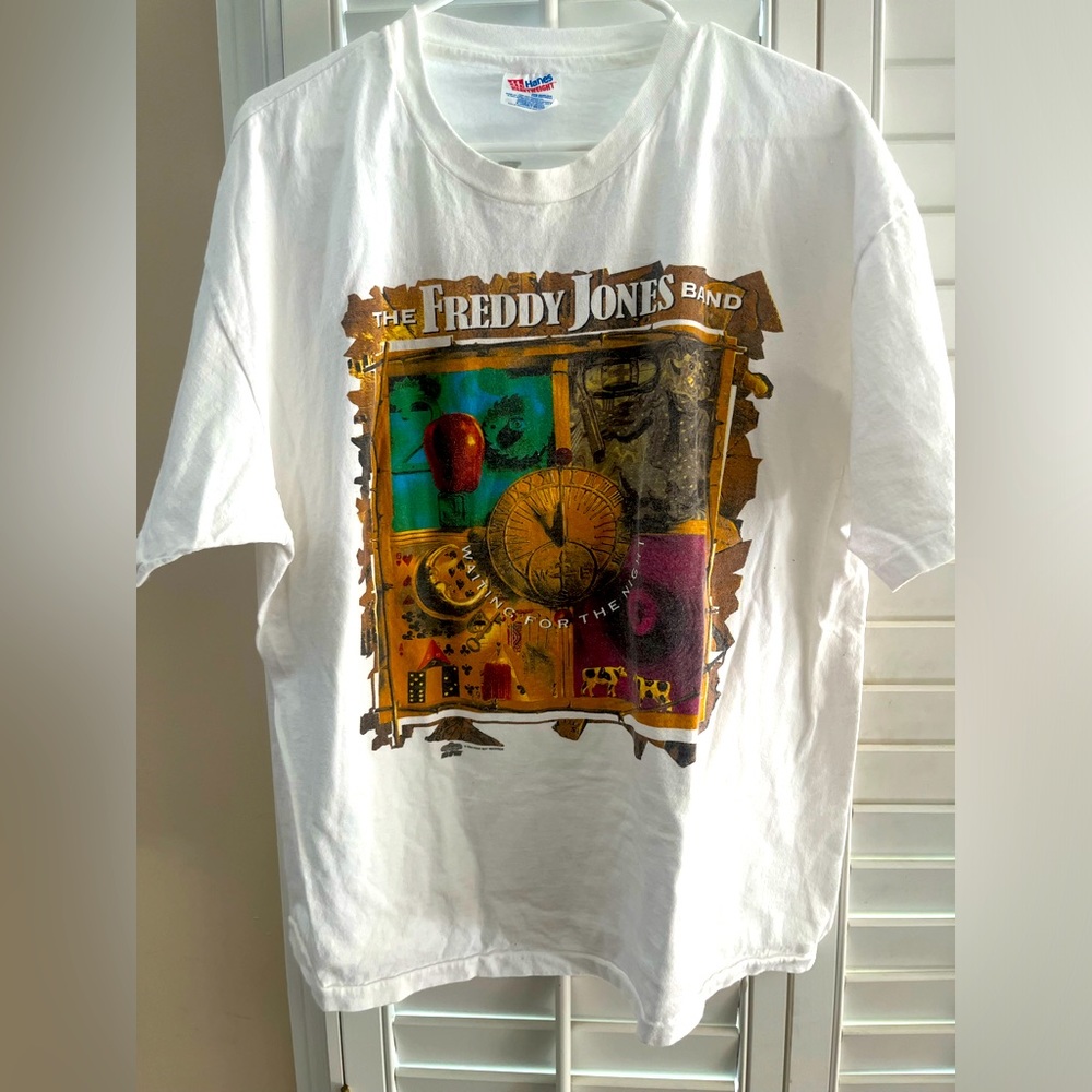 FREDDY JONES BAND 1994 Vintage Single Stitch Tour Band Tee Shirt XL Hanes Tag